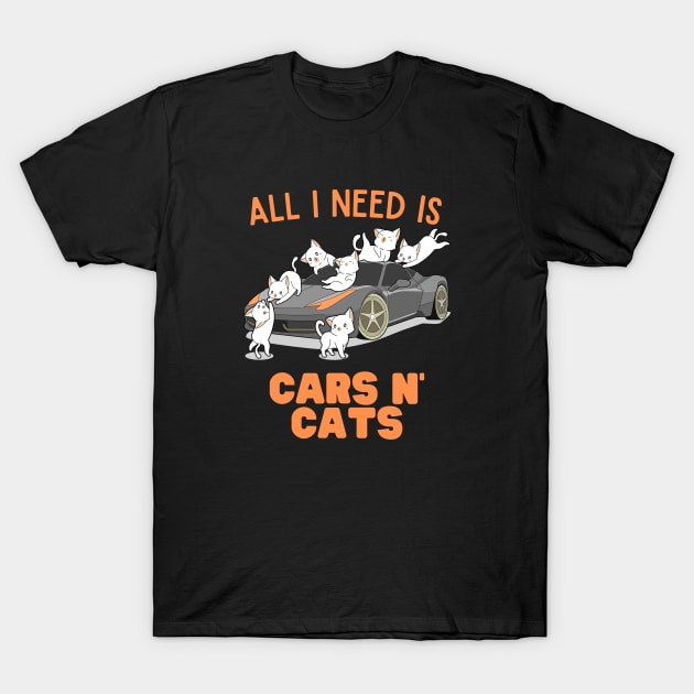 Cars n Cats T-Shirt by Evergreen Market